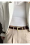 Heliophilia Silver Cinturón Marrón de Poliuretano 100 cm